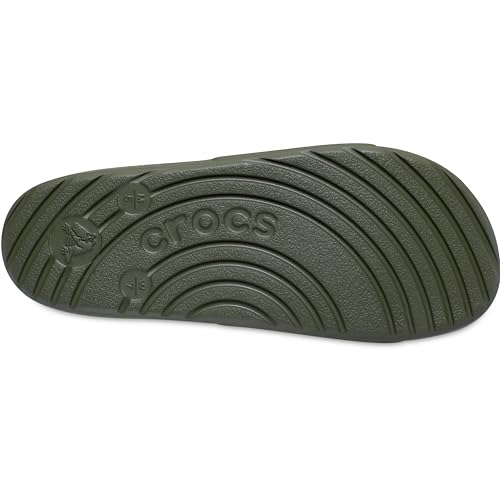 Crocs Unisex Slide, Army Green, 37/38 EU