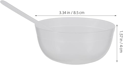 Miniatura 4 de Juego de 10 tazones de slime, herramienta de mezcla de slime, cuenco de maquillaje, cuencos de mezcla de barro de cristal, mezclador de pegamento de