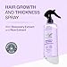 Bare Anatomy Nature x Science Rosemary Water Spray for Hair Growth & Hair Thickness with Rice Water |100% Natural Extract | Soft & Smooth Hair| Controls Hairfall| Non-Greasy & Fast Absorbing | 200ml