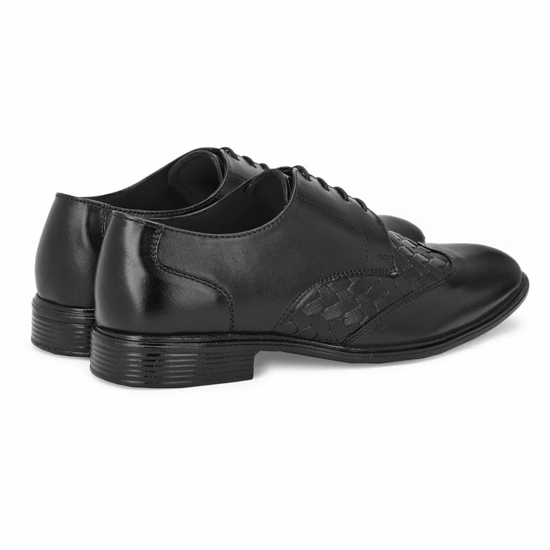 Image of Men's Anvil Formal Leather Shoes | Classic Oxford Dress Shoes | Comfortable Office & Wedding Footwear