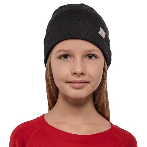 Merino Wool Beanie Kids - Unisex Cuff Wool Beanie Cap for Children - Breathable, Ideal for Sensitive Skin Winter Essential2