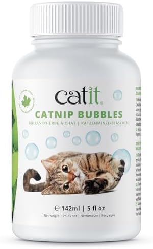 Catit Catnip Bubbles for Stimulating Indoor and Outdoor Cats