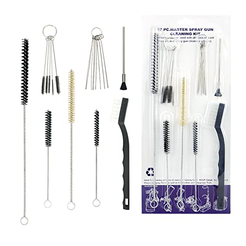 21 PCS Paint Spray Gun Cleaning Maintenance Brush Kit Nylon