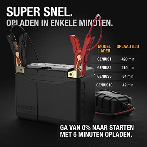 NOCO Lithium NLP20, Groep 20, 600A Lithium Motorfiets Accu, 12V 7Ah-Batterij met Dynamisch BMS voor Motorfietsen, ATV's, UTV's, Jetski's, Scooters en Sneeuwscooters - Image 5