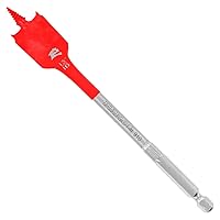 Vista 18 de Diablo Broca de pala para madera - Diseño Speed-TIP - Diámetro de 1-1/2", Longitud de 4", Vástago hexagonal de 1/4" - DSP1090