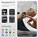 Smart Watch for Women/Men, 2.01'' HD Smartwatch with Bluetooth Call, 100+Sport Modes, Sleep Monitoring, IP67 Waterproof, Camera & Music Control for iPhone/Android, Fitness Tracker with Pedometer