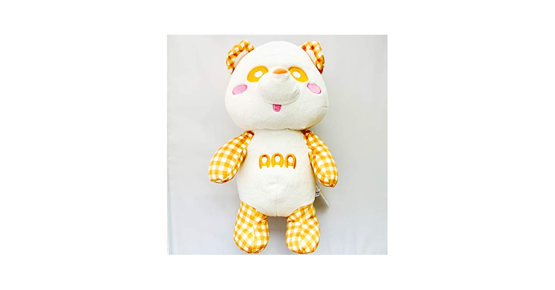 AAA - AAA え～パンダ ギンガムチェックBIGぬいぐるみ Amazon.co.jp: AAA え～パンダ 最新ギンガムチェック BIG