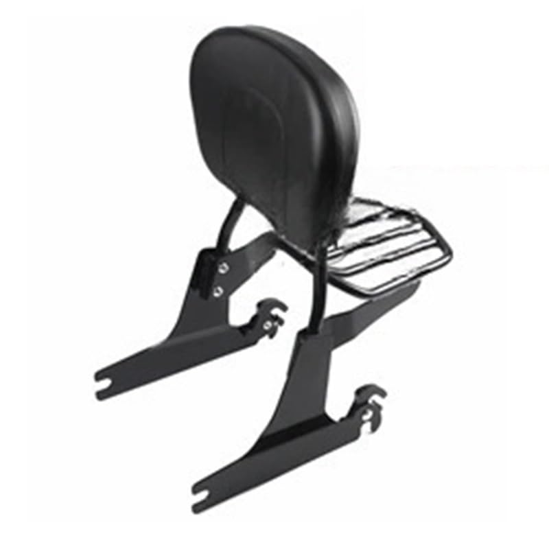 Dossier passager moto pour Dyna FXD FXDC FXDL sissy bar avec coussin de confort noir