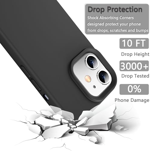 Image of iPhone 11 Case Silicone,Soft Microfiber Lining(Charcoal Gray)