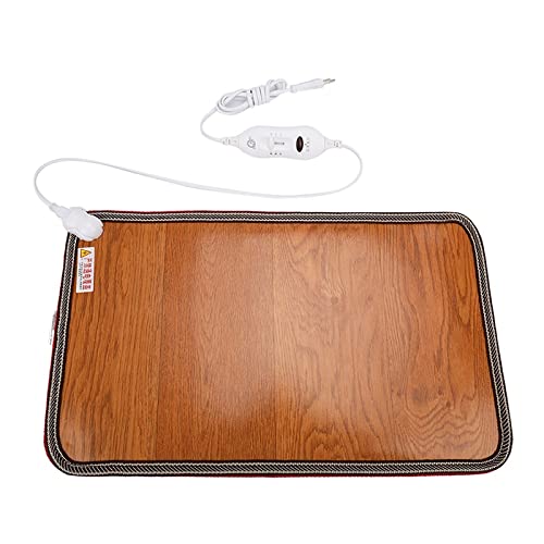 Tappeto riscaldato Elettrico 60W PU Tappetino riscaldante per Piedi Scaldapiedi Elettrico Tappetino riscaldante per Piedi Scaldapiedi Termostato per tappeti per casa e Ufficio