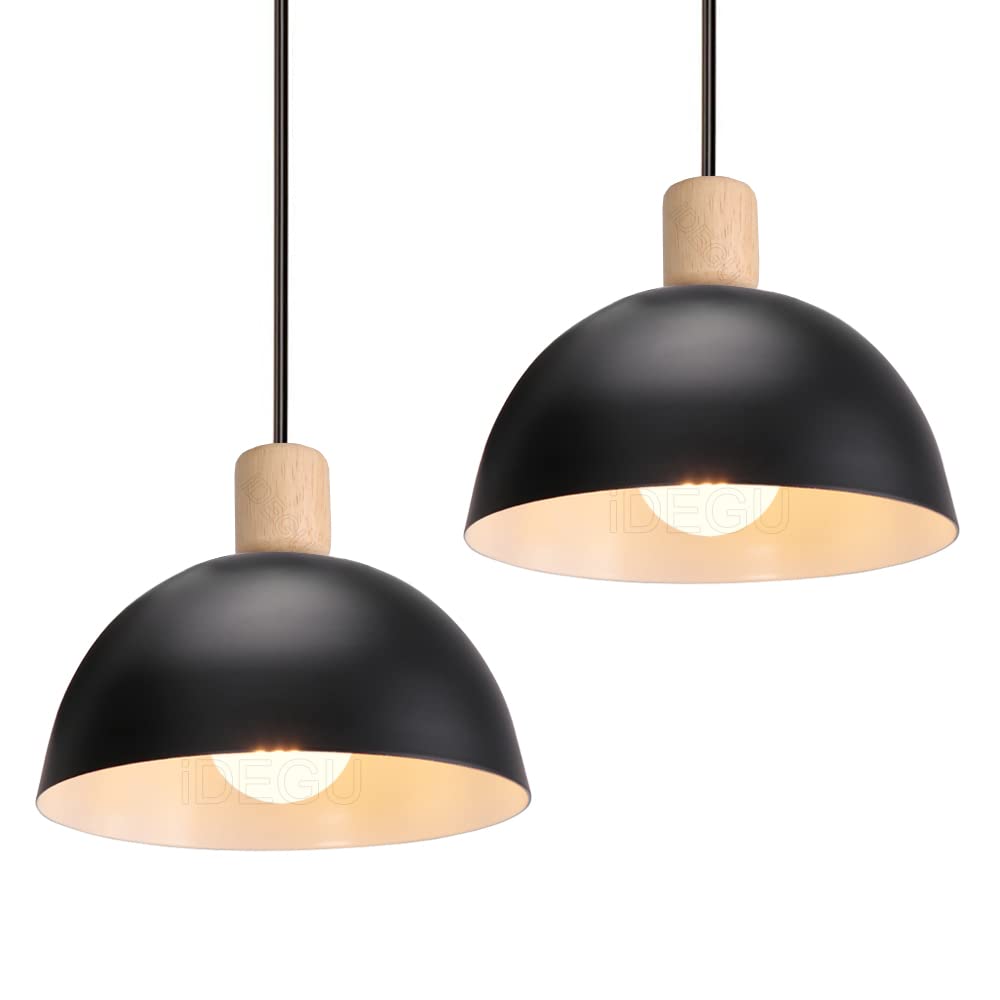 Qazqa Granny Frame - Lampada A Sospensione Retrò In Nero, 250 Mm, Design Minimalista, Attacco E27, Per Soggiorno E Cucina - 2