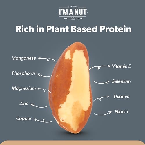 Image of Raw Broken Brazil Nuts, 4 lbs (64oz) - Premium Wild Harvested, High Selenium, Batch Tested Peanut & Gluten Free, Non-GMO, Kosher, Resealable Bag