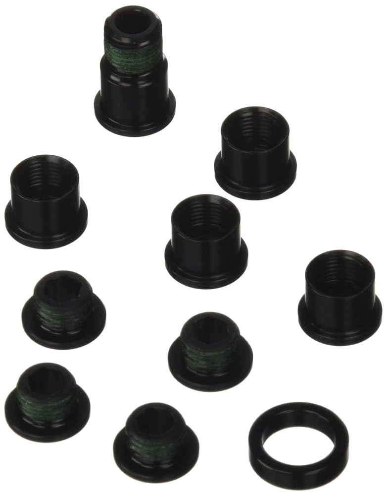 SRAM Chainring Bolt Kit 5 Arm for Red 2013 (Hidden Bolt), 11.6918.000.001 - Aluminium Black