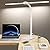 Desk Lamp with USB Charging Port for Home Office 24w Architect Remote Base Dual Task Led Light Modern 5 Color Modes Dimmable Adjustable Gooseneck Double Head Reading Drafting Eye Caring Tall Lamps