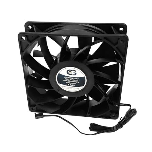 Image of Coolerguys 12vDC Waterproof IP67 Fan (High Speed, 140x38mm)