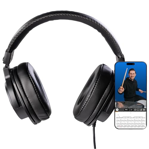 Drumeo Auriculares H800D para practicar e instruirse en casa sin ruidos