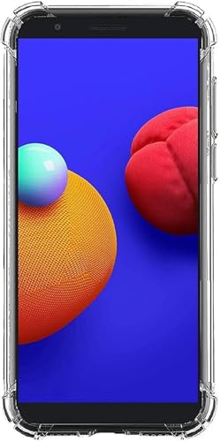 Image of BOXXO Flexible Back Cover for Samsung Galaxy A01 Core | Back Cover Transparent Clear Shockproof Case Four Corner Protection | Slim Protective Mobile Phone Cover for Samsung Galaxy A01 Core