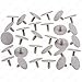 Rexka 30pcs Interior Roof Headliner Retainer Clip Fastener Compatible with Chrysler TY98TL2-AA Caravan Town Country Voyager Mini-Vans