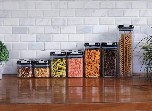 Airtight Food Storage Containers by Simply Gourmet. 7-Piece Kitchen Storage Containers BPA Free + 16 Labels & Marker. Air tight Containers for food and pantry organization and storage - Thumbnail 4