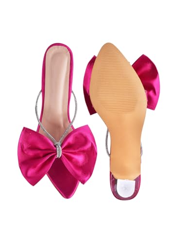 Image of SilverArrow Womens Citrus Wave Pink Heeled Sandal 7 UK (6sbzhl1154)