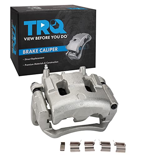 Image of TRQ Front Right Brake Caliper w /Bracket Passenger Side