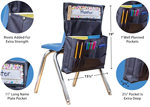 Image of Teacher Created Resources Black Chair Pocket (TCR20883)