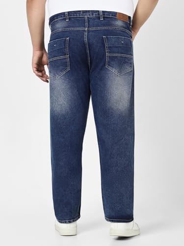 Image of Urbano Plus Men's Straight Fit Mid Rise Jeans
