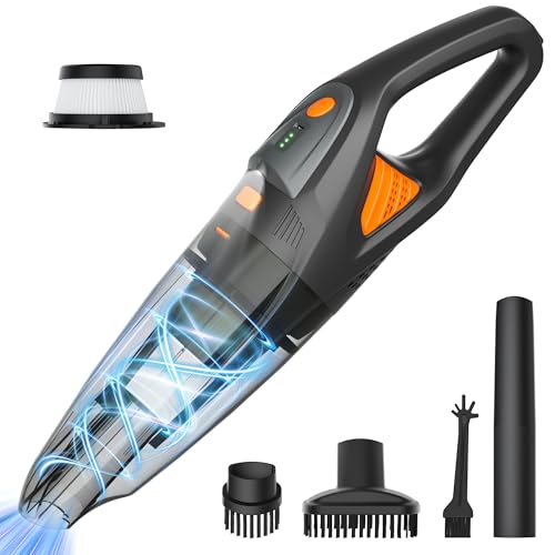 GHUSTAR Handheld Vacuum Cordless – 25000Pa Strong Suction