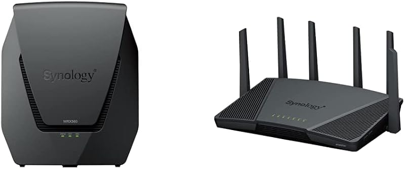 Synology WiFi Router Bundle with WRX560 and RT6600ax Models