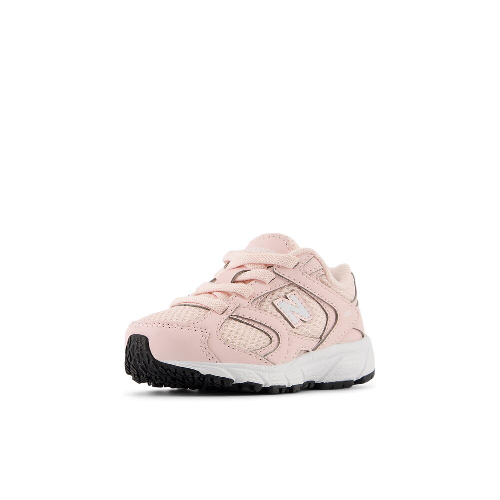 

                                                    New Balance Kid's 408 V1 Bungee Sneaker, Shell Pin