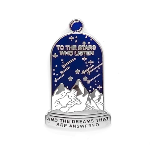 Image of To The Stars Who Listen Pin - Theme Series | Premium Enamel Pin - Statement Lapel Pin - Plated Badge for Clothing, Bags, Hats, Jackets, and Lanyards