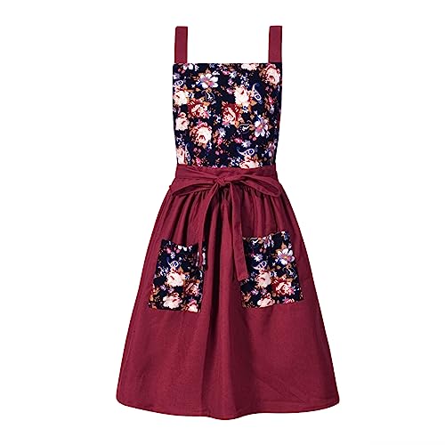 Pinknoke Vintage Pinafore Apron Dress for Women...