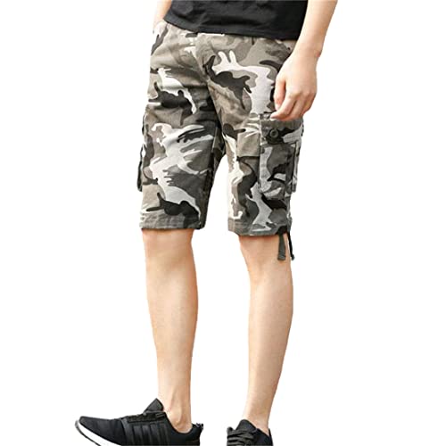 Short cargo en coton avec plusieurs poches pour ranger vos objets