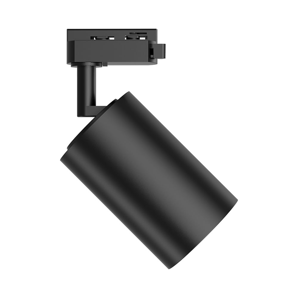 Braytron LED Schienenstrahler 30W für 1-Phasen Schienensystem, dreh- und schwenkbar, 3CCT 3000K 4000K 6500K, LED Track Light Aluminium Deckenstrahler, für Büro, Shop, Küche (Schwarz, 30, Watt)