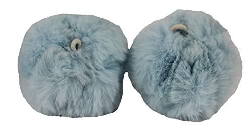 Image of MDXONE Kids Ski Balaclava Pompoms | Soft Fluffy 2 inch Attachments Winter Balaclavas Cute Snowboard Accessories