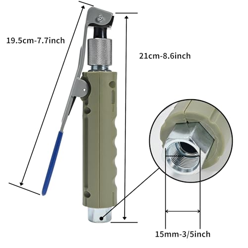 Sand Blaster Gun, Sandblasting Gun with 4X Ceramic Tip Abrasive Sandblaster Gun Kit with Nozzles (2/2.5/3/3.5mm) to Deburr Remove Rust Paint Stain - Thumbnail 3