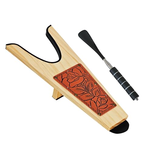 Cyllhider Cowboy Boot Jack & Shoe Horn (Wood)