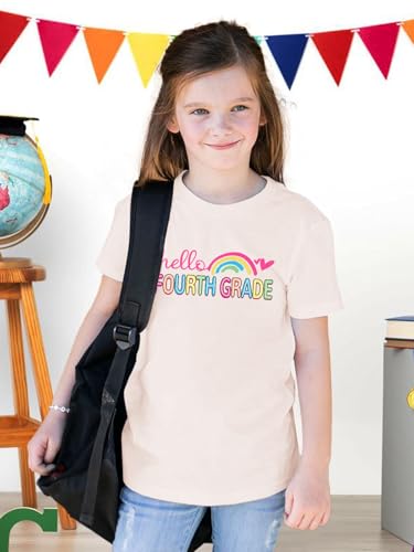 Image of First Day of School Shirt Girls Boys Preschool to 5th Grade Tshirt Kids Back to School Graphic Tee Tops