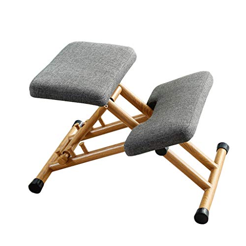 LJF Height Adjustable Kneeling Posture Chair, Ergonomic Kneeling Chair, Adjustable Stool for Bad