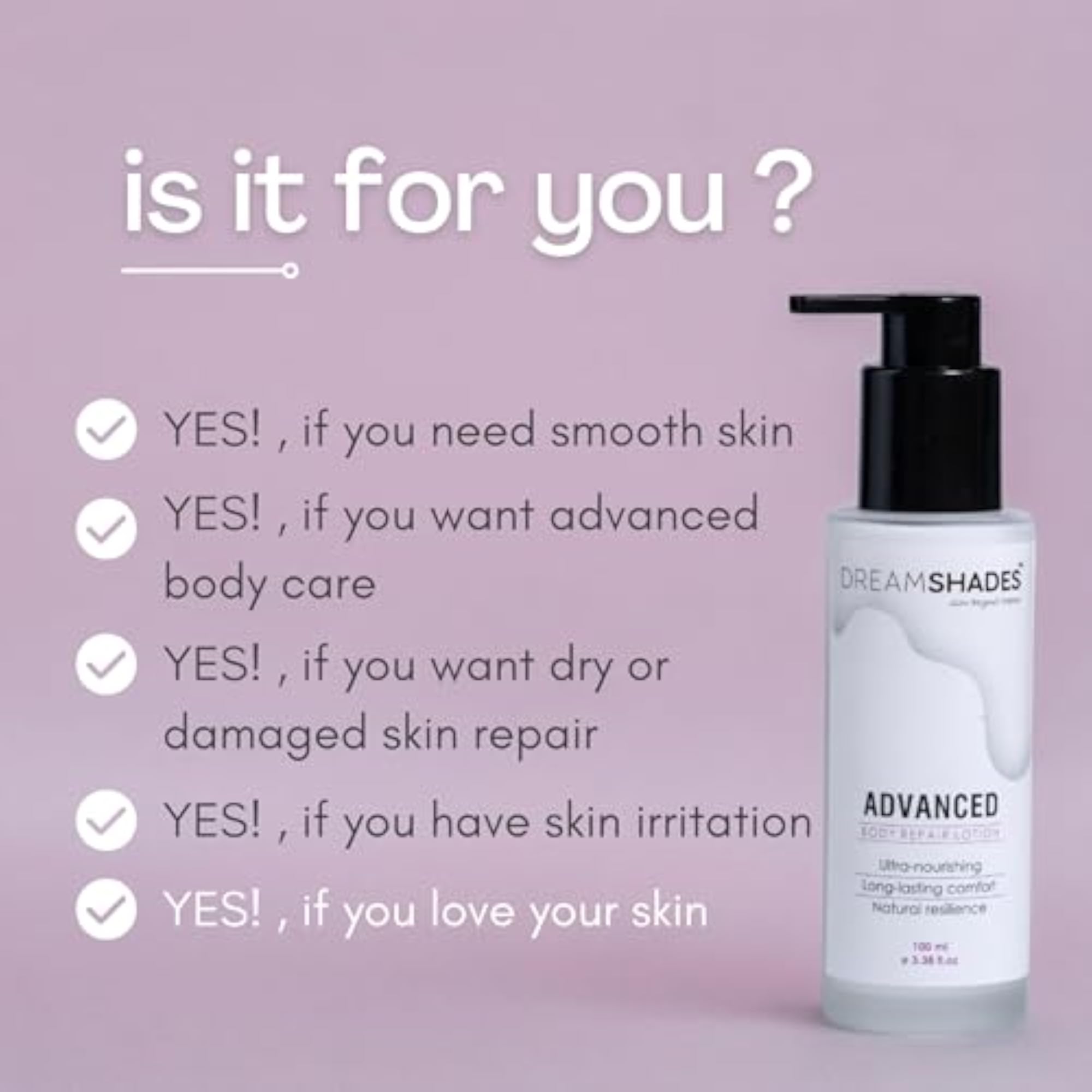 Dream Shades Advanced Body Repair Lotion, 100 ML