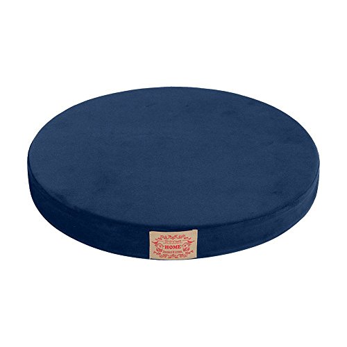 Shinnwa Polyester Supper Soft Cushion Round Memory Foam Seat Cushion Short Plush Lumbar Support Pillow Home