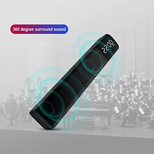 BT Soundbar o Player Alto-falante sem fio Subwoofer 3D Alto-falantes FM Rádio Relógio TF USB para TV