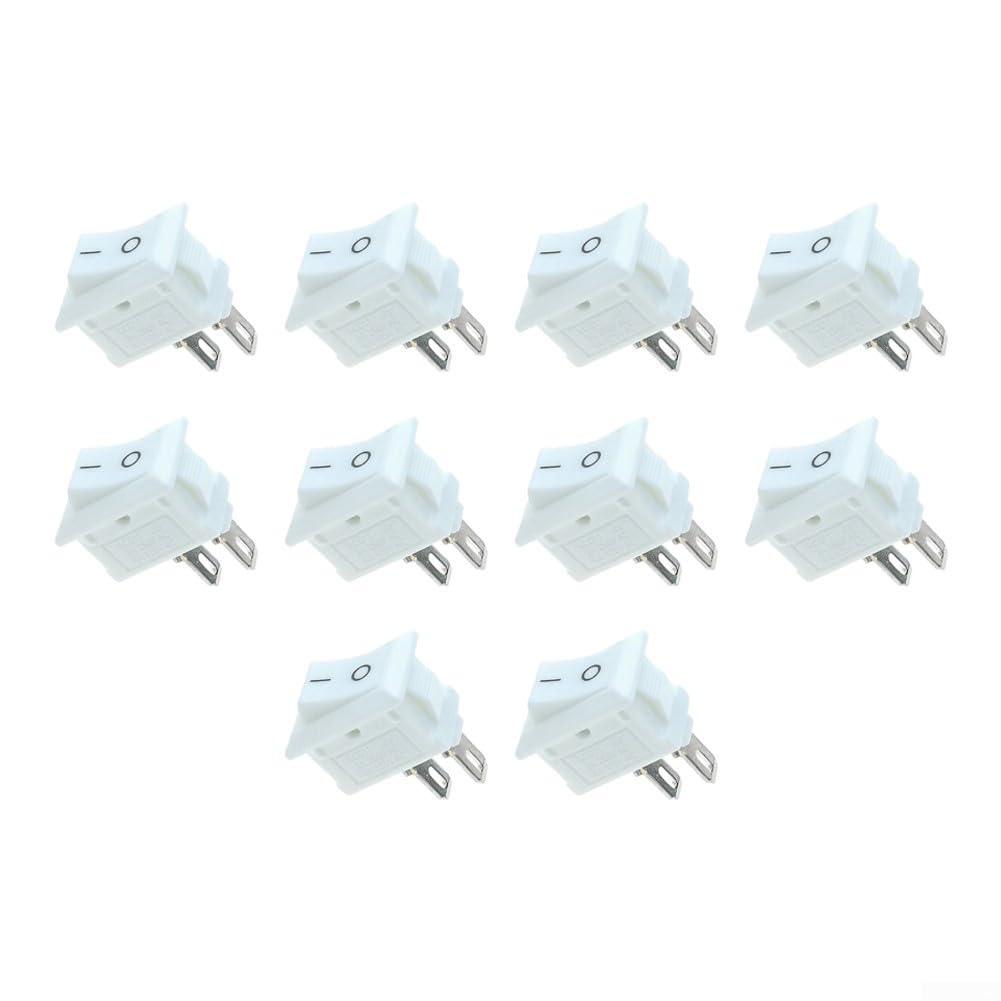 Interruptor ON/OFF para Coche Barro Panel Control(White-10pcs)
