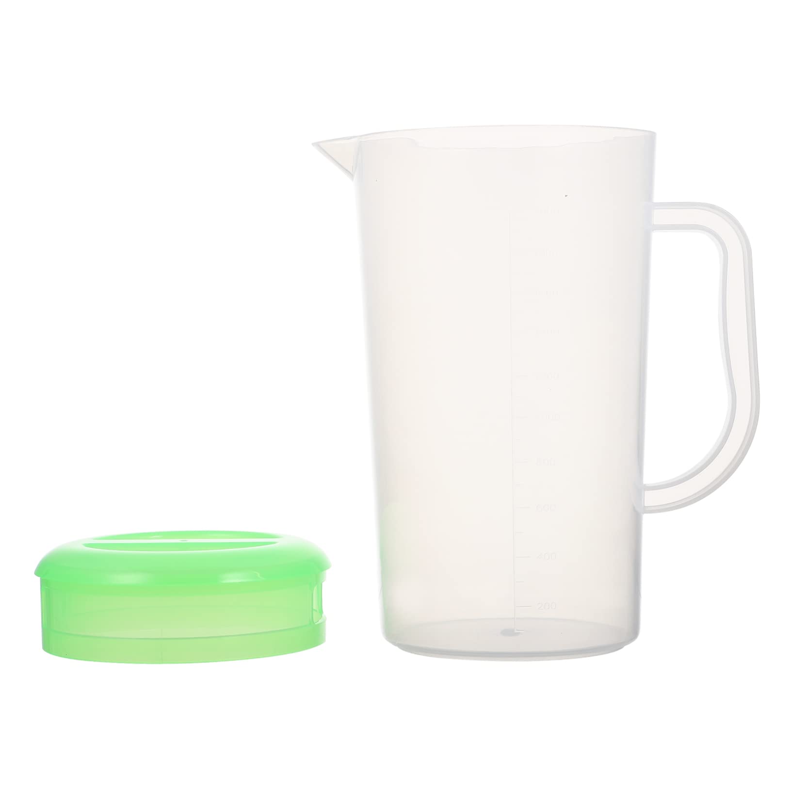 UTHCLOGraduated Cold Water Jug Milk Ice Tea Small Refrigerator for Room Water Jug with Lid Glass Container with Lid Glink Water Bottle Pitcher with Lid Large Capacity Pitcher re-usable