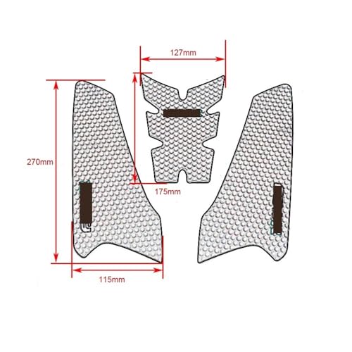 Autocollant antidérapant réservoir moto pour un grip parfait sur CB650R 2019-2023 - 6