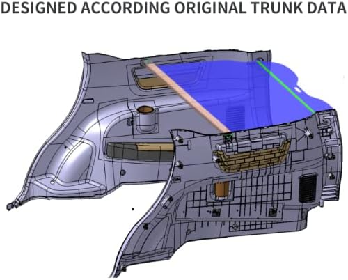 BOPARAUTO Cargo Cover for Jeep Grand Cherokee Accessories 2011-2020 2021 Rear Trunk Shade Cover（Not fit for 2021 Winter-Not fit for Grand Cherokee L 2022）