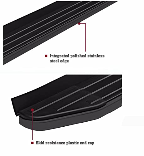 Estribos Black Horse Peerless Running Boards Negro miniatura 7