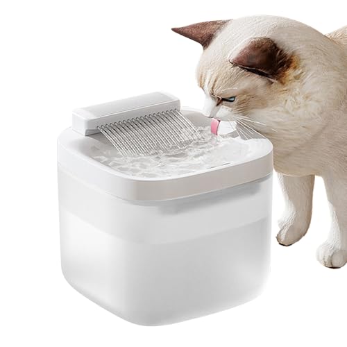 Cat Fountain Wireless - Mucho consumo de gran capacidad para gato inalámbrico | Triple Filtración Tecnología Pet WEL Pell | Fuente de Bebida para muñecas de gatito