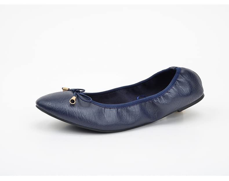 Zapatos planos de ballet plegables para mujer, clásicos, de piel sintética, sin cordones, cómodos, informales, para la oficina, caminatas diarias — view 5