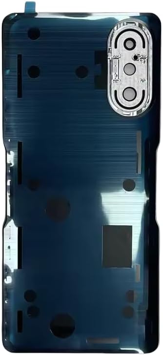 Compatible Rear Glass Back Cover for Xiaomi Redmi K40 Gaming – Battery Door Housing Replacement Part (Black)